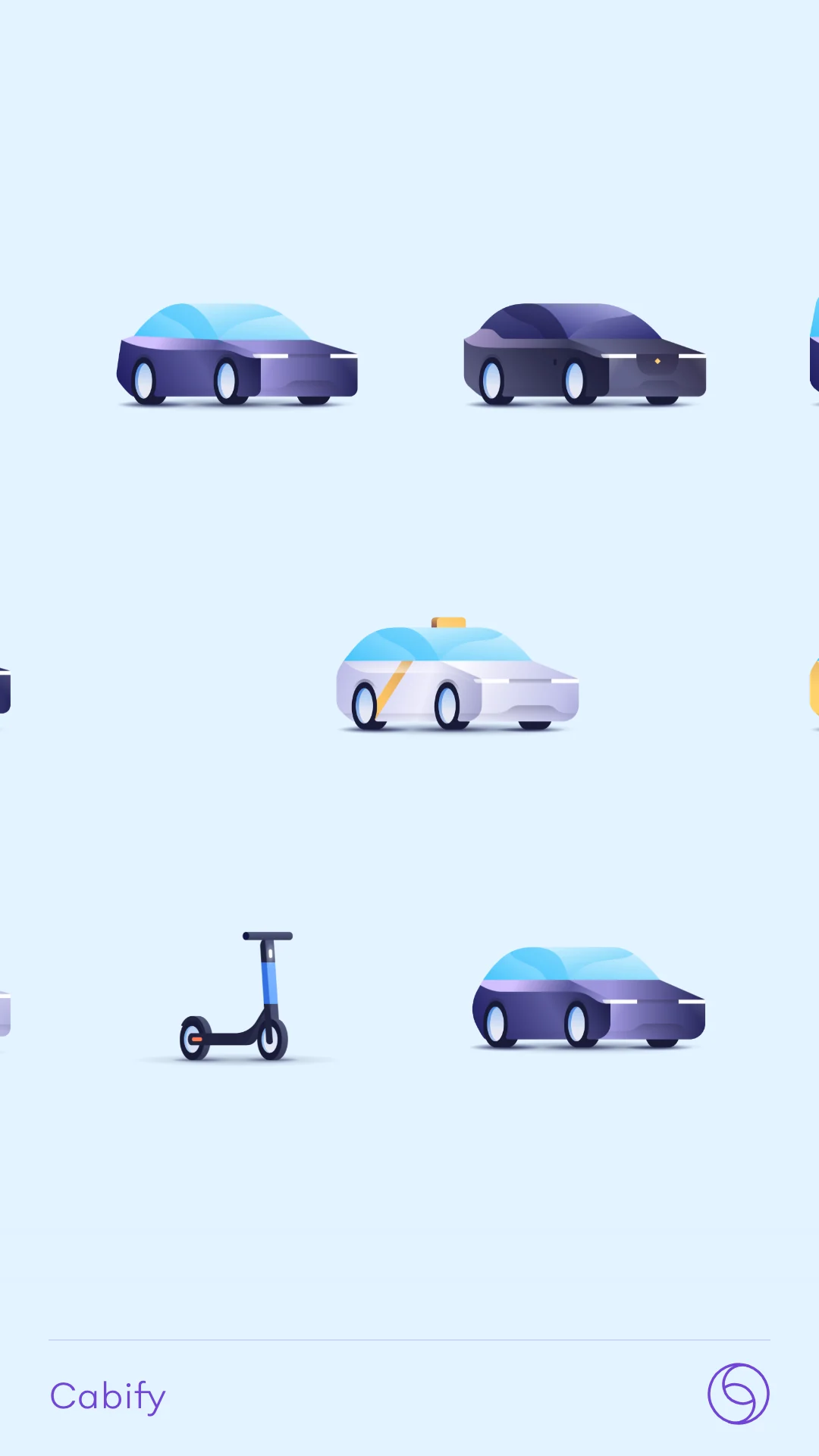 Cabify · flota en movimiento